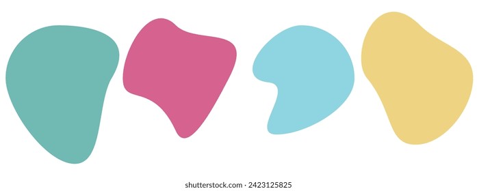 Abstract blob shape vector element