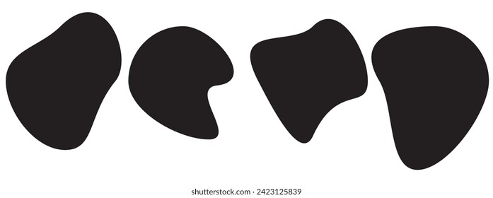 Abstract blob shape vector element