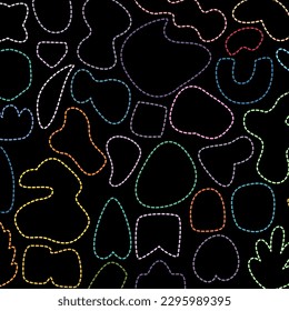 abstract blob shape vintage background