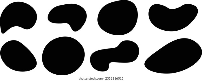 Abstract Blob Shapes Illustration Collection