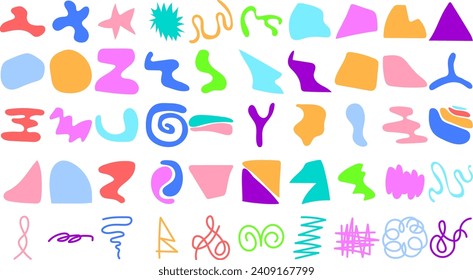 el blob abstracto forma los activos líquidos modernos