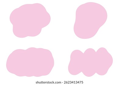 Abstract Blob Shapes – Soft Pastel Vector Elements.
