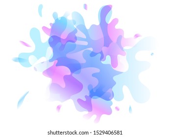 Abstract blob watercolor background. Vector illustration