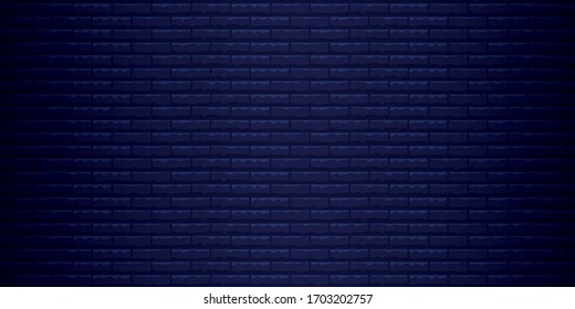 Abstract block bricks background, dark blue background