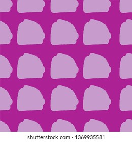 Abstract block motif. Vector illustration. Bright background with minimalistic elements. Textured seamless pattern. Grunge endless template. Pink colours backdrop. Fabric textile print.