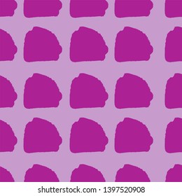 Abstract block motif. Vector illustration. Bright background with minimalistic elements. Textured seamless pattern. Grunge endless template. Pink colours backdrop. Fabric textile print.