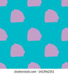 Abstract block motif. Vector illustration. Bright background with minimalistic elements. Textured seamless pattern. Grunge endless template. Yellow and pink colours backdrop. Fabric textile print.