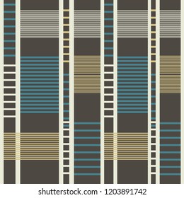 Abstract block and stripe textured background. Seamless pattern. 