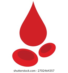 desenho vetor de logotipo de sangue abstrato