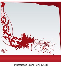 abstract bloody background with drops