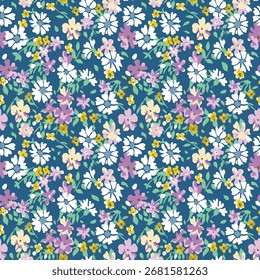 Patrón de flores de jardín floreciente Abstractas para tela, textil y envoltura
