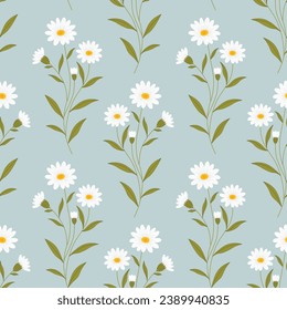 Abstract Blossom Flowers allover seamless repeat pattern Digital design best for clothing fabric curtains bedding background texture wallpaper vector editable File