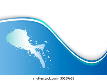 Abstract blot background. Clip-art