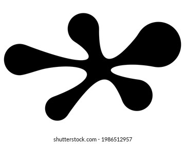 Basura abstracta. Patrón vectorial en blanco y negro
