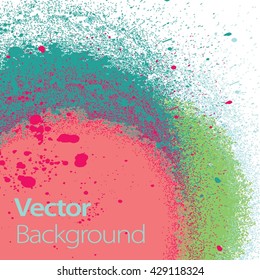 abstract blot colorful background