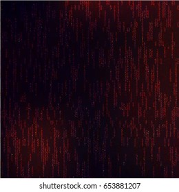 Abstract blot of dots on dark background, vector illustration