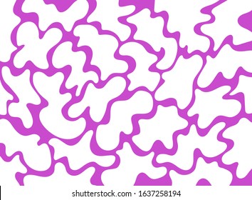 Abstract blot print for clothing and textiles