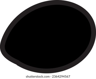 paros abstractos, forma abstracta, abstracta, líquido abstracto simple, minimalista, vector de formas orgánicas aleatorias, blob negro orgánico con forma irregular
