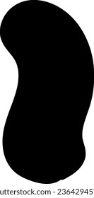 abstract blotches, abstract, abstract shape, abstract simple liquid, minimalist, random organic shapes vector, Organic black blob with irregular shape