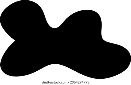 abstract blotches, abstract, abstract shape, abstract simple liquid, minimalist, random organic shapes vector, Organic black blob with irregular shape
