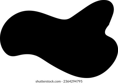 abstract blotches, abstract, abstract shape, abstract simple liquid, minimalist, random organic shapes vector, Organic black blob with irregular shape
