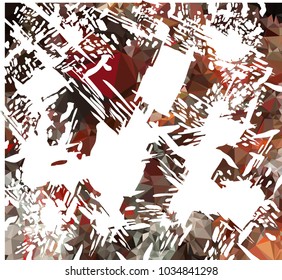 Abstract blots background with color mosaic texture. Spots, paint, blots, ink. Vector clip art.
