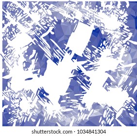 Abstract blots background with color mosaic texture. Spots, paint, blots, ink. Vector clip art.