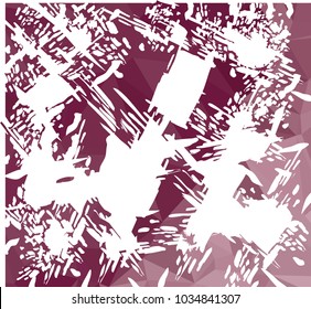 Abstract blots background with color mosaic texture. Spots, paint, blots, ink. Vector clip art.