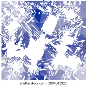 Abstract blots background with color mosaic texture. Spots, paint, blots, ink. Vector clip art.