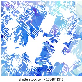 Abstract blots background with color mosaic texture. Spots, paint, blots, ink. Vector clip art.