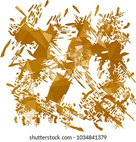 Abstract blots background with color mosaic texture. Spots, paint, blots, ink. Vector clip art.