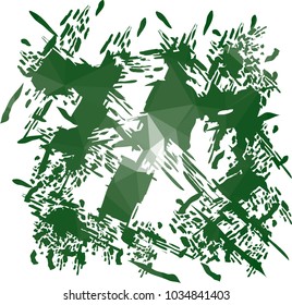 Abstract blots background with color mosaic texture. Spots, paint, blots, ink. Vector clip art.