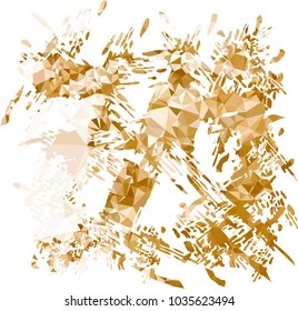 Abstract blots background with color mosaic texture. Spots, paint, blots, ink. Vector clip art.