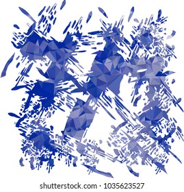Abstract blots background with color mosaic texture. Spots, paint, blots, ink. Vector clip art.