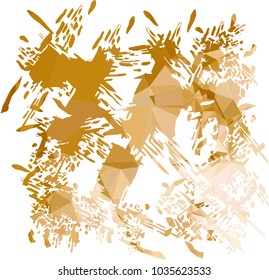 Abstract blots background with color mosaic texture. Spots, paint, blots, ink. Vector clip art.