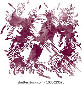 Abstract blots background with color mosaic texture. Spots, paint, blots, ink. Vector clip art.