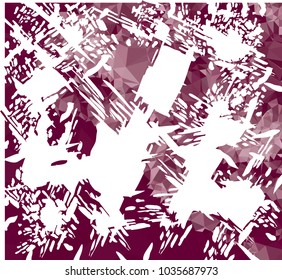 Abstract blots background with color mosaic texture. Spots, paint, blots, ink. Vector clip art.