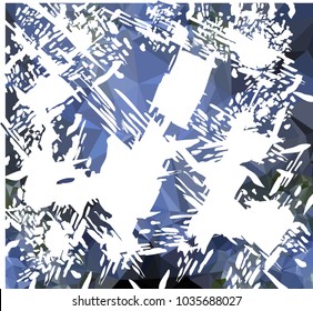 Abstract blots background with color mosaic texture. Spots, paint, blots, ink. Vector clip art.
