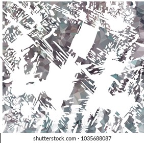 Abstract blots background with color mosaic texture. Spots, paint, blots, ink. Vector clip art.