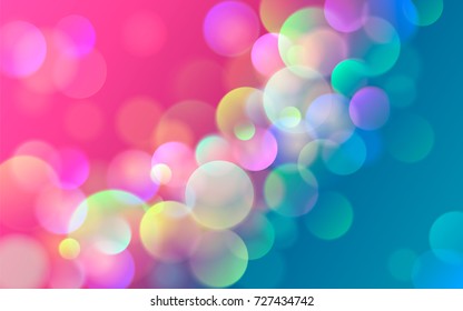 Abstract blots background. Vector illustration of abstract colorful bokeh blots background.