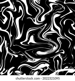 Textura abstracta de las manchas. Patrón gráfico sin inconvenientes. Textura aislada en blanco y negro. Fondo perfecto para artesanías, collage, impresiones.