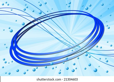 Abstract Blue