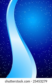 Abstract Blue