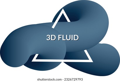 fondo de pantalla azul abstracto de fondo de fluido ondulado 3d. Fondo de fusión de la tubería de aceite 3d azul abstracto. Resumen de la plantilla de la página de inicio 3d. Concepto de sitio web, volante, folleto, fondo de banner