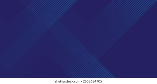 Abstract blue abackground with glowing arrow lines. Simple art shiny blue concept geometric lines design good   