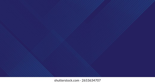 Fondo azul Abstractas con líneas de flecha brillantes. Diseño de líneas geométricas de concepto azul brillante de arte simple bueno   ilustraciones