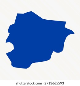 Abstract Blue Andorra Simple Map