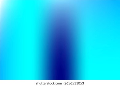Abstraktes Blau und Aqua-Farbverlauf mit glattem Lichtübergang