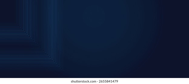 Abstrakte blaue Pfeillinien auf weißem Hintergrund. Moderne blaue Farbverlauf geometrische Linien Muster. Minimale Linien. Futuristisches Technologiekonzept