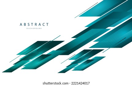 Abstract blue arrows geometric motion design background vector